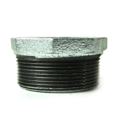 Thrifco Plumbing 2 Inch x 1/2 Inch Galvanized Steel Hex Bushing 5218079